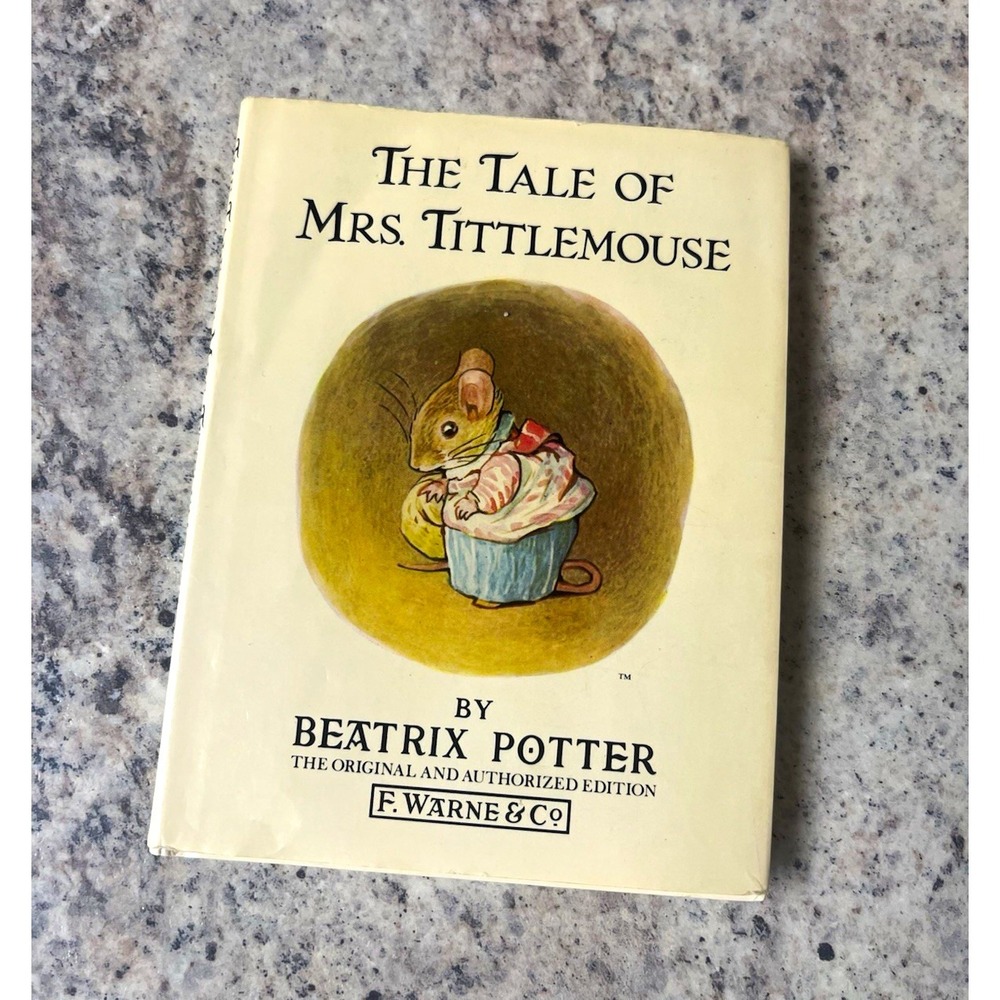 VTG Beatrix Potter The Tale of Mrs. Tittlemouse Hardcover Illustrated 1985 Warne